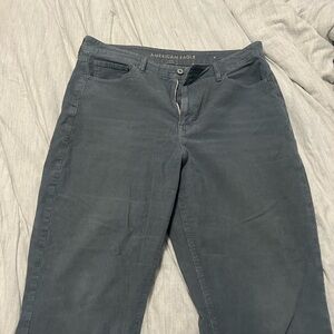 Anerican Eagle Outfitters Blue Mom Straight Leg Corduroy Jeans Size 18